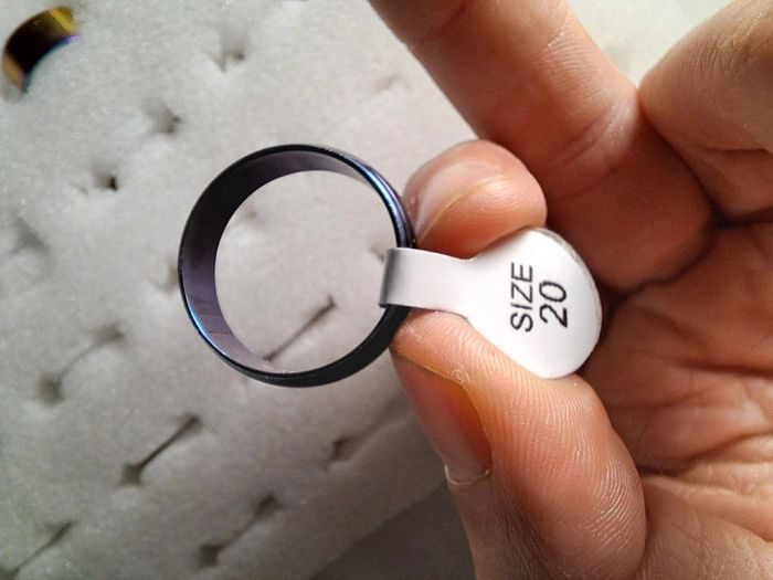 Bague acier inoxydable arc en ciel - photo numéro 2