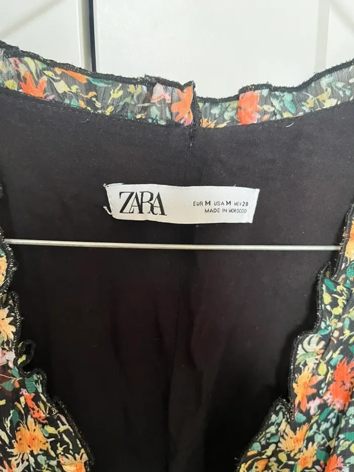Robe à motif fleurs Zara - photo numéro 2