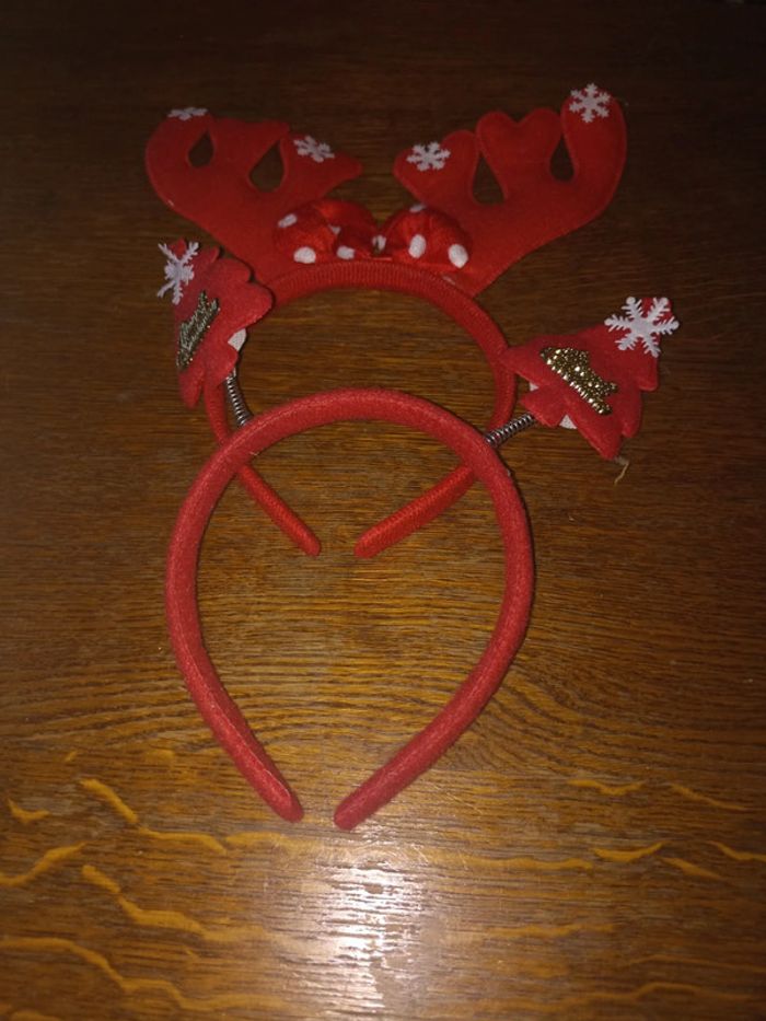 Lot cerf tête de noël