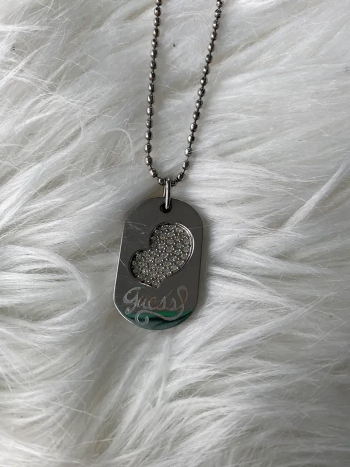 Collier Guess argenté - photo numéro 3