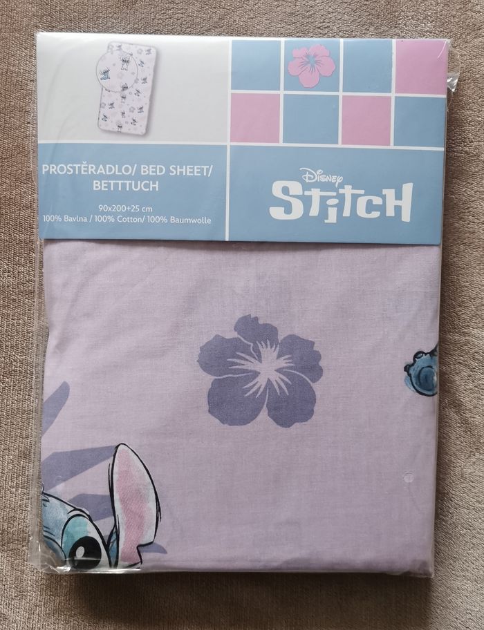 Draps housses pour matelas Stitch