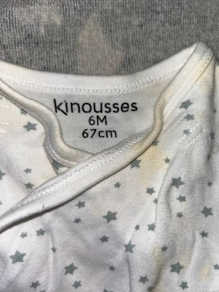 Lot de 2 bodies bébé manches longues – 6 mois (67 cm) - photo numéro 4