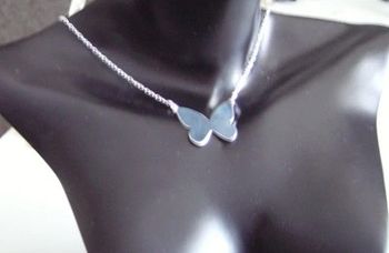 Collier papillon en argent 925/000