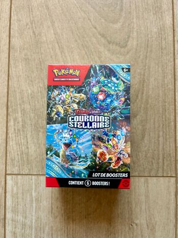 Bundle couronne stellaire  6 booster Pokémon EV 7 FR  neuf scellé