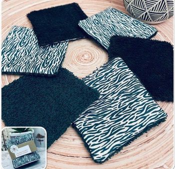 Lingettes lot de 6 lavable et réutilisable