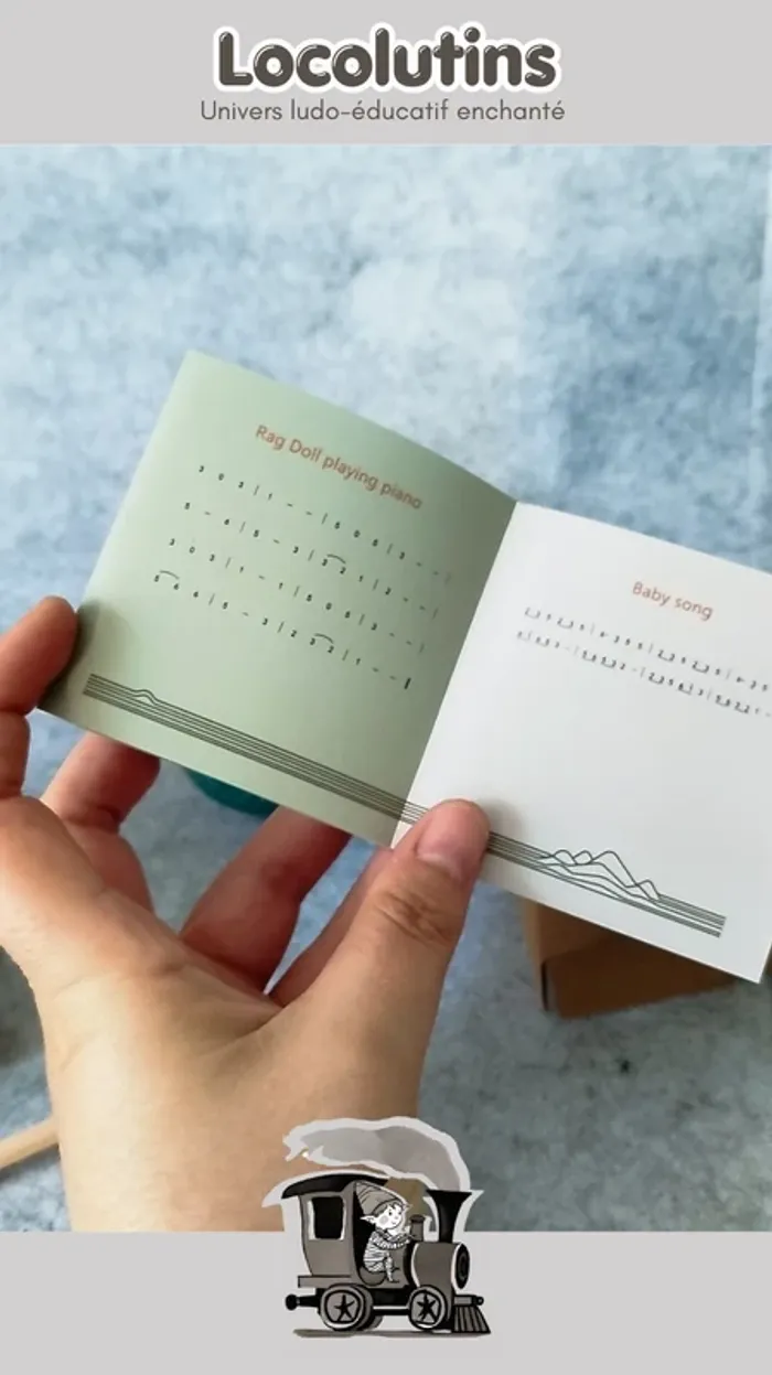 🚂 Tambour à langues ▪ 7,5 cm 6 notes bleu - photo numéro 7