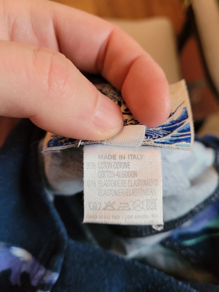 Robe Kenzo bain de soleil fleurs dos croisé 90% coton - photo numéro 4