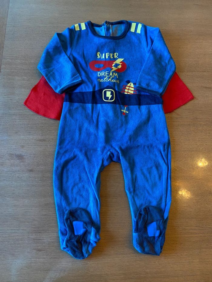 Pyjama velours super héros