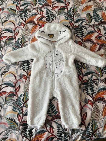 Combinaison sur pyjama hiver 18 mois