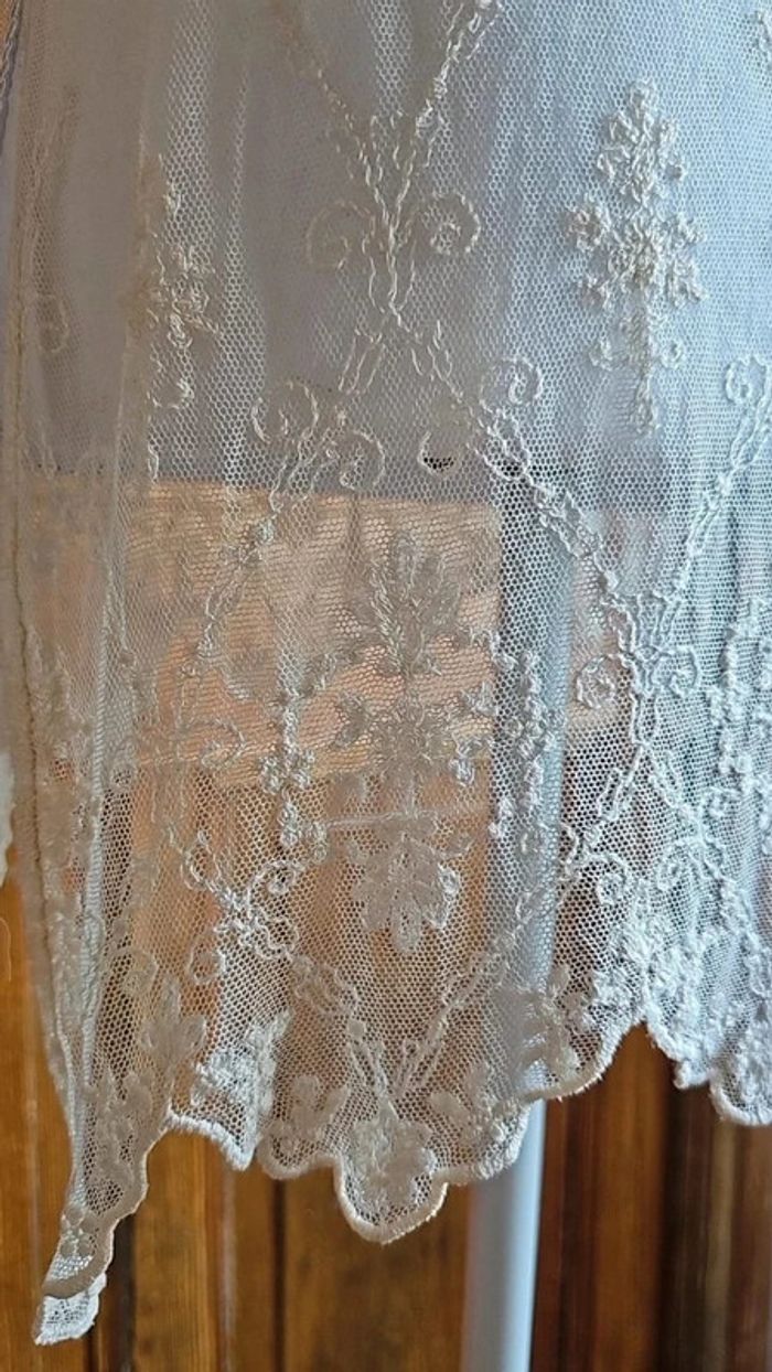 Sublime top vintage dentelle de Calais - photo numéro 4