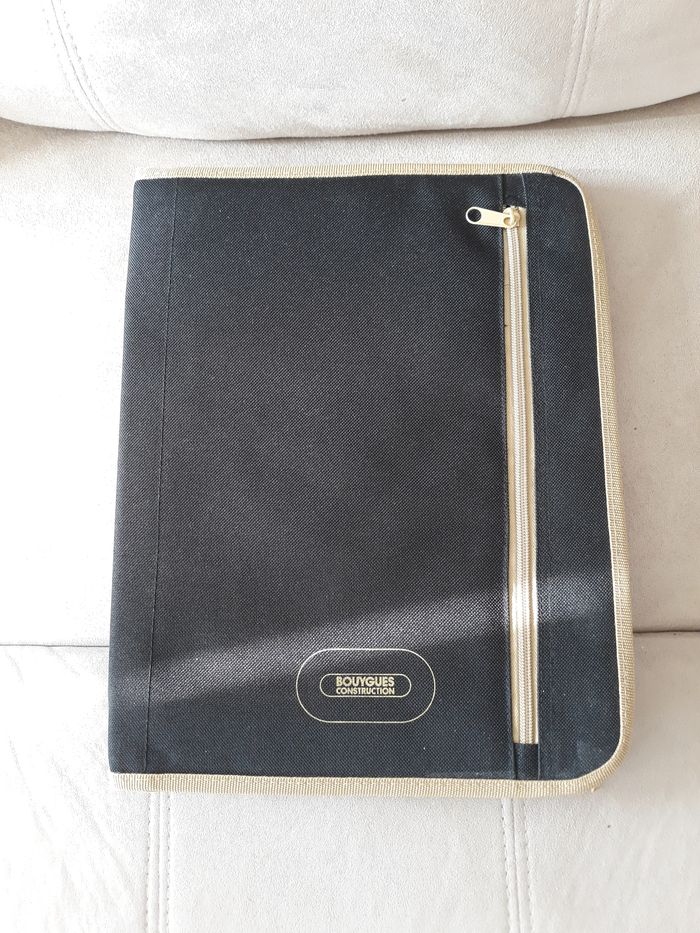 Faby27800 Porte-documents noir fermé par zip