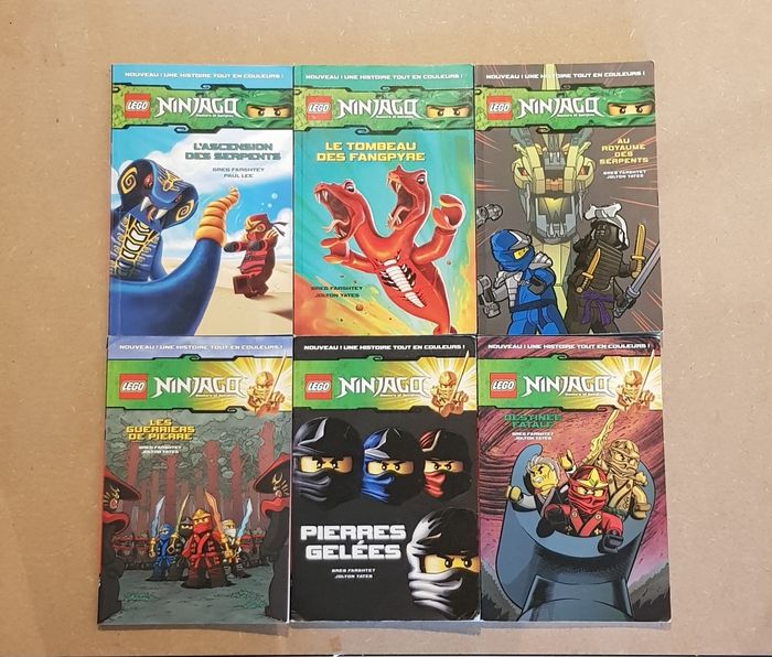 Lot de 6 tomes BD Ninjago