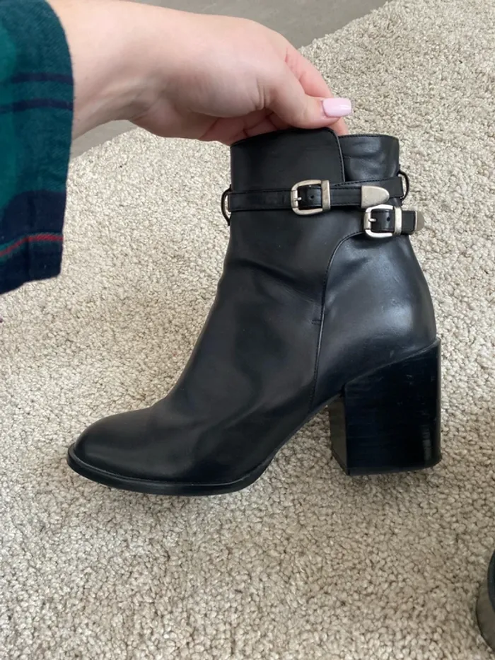 Boots noires Minelli - photo numéro 9