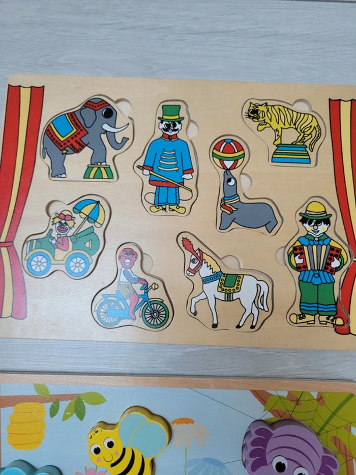 4 Puzzles bois différents types - photo numéro 5