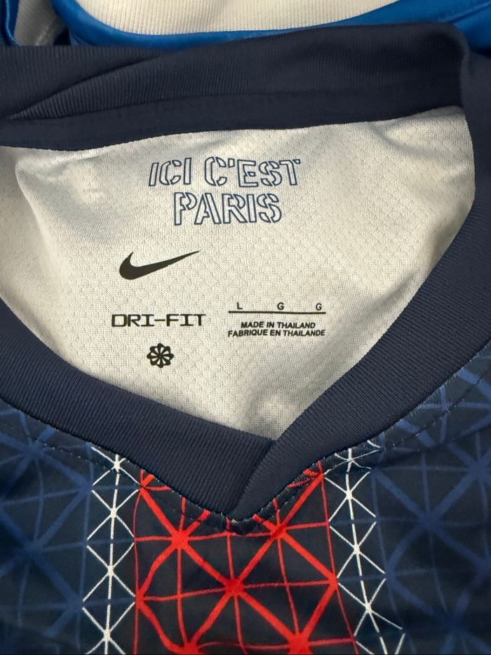 Maillot PSG Nike – Domicile Bleu Marine – Taille L - photo numéro 7