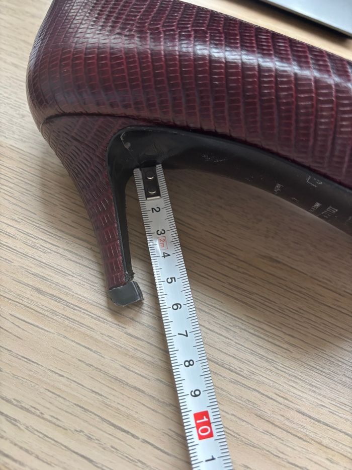 Escarpins bordeaux Minelli 41 - photo numéro 7