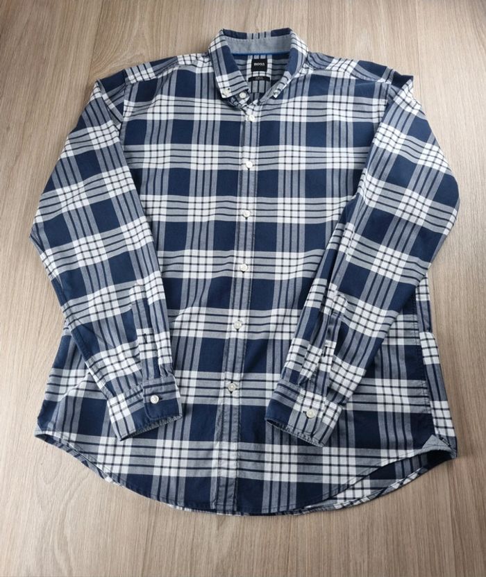 Chemise à rayures Hugo Boss homme Taille M - photo numéro 2