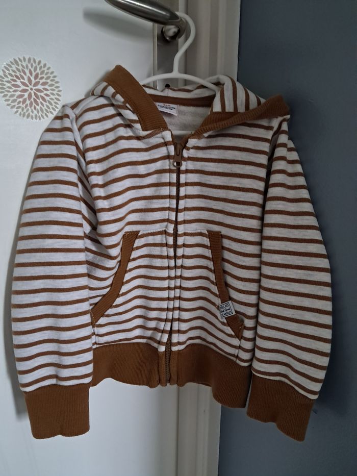 Gilet zippé tape à l'œil 4 ans