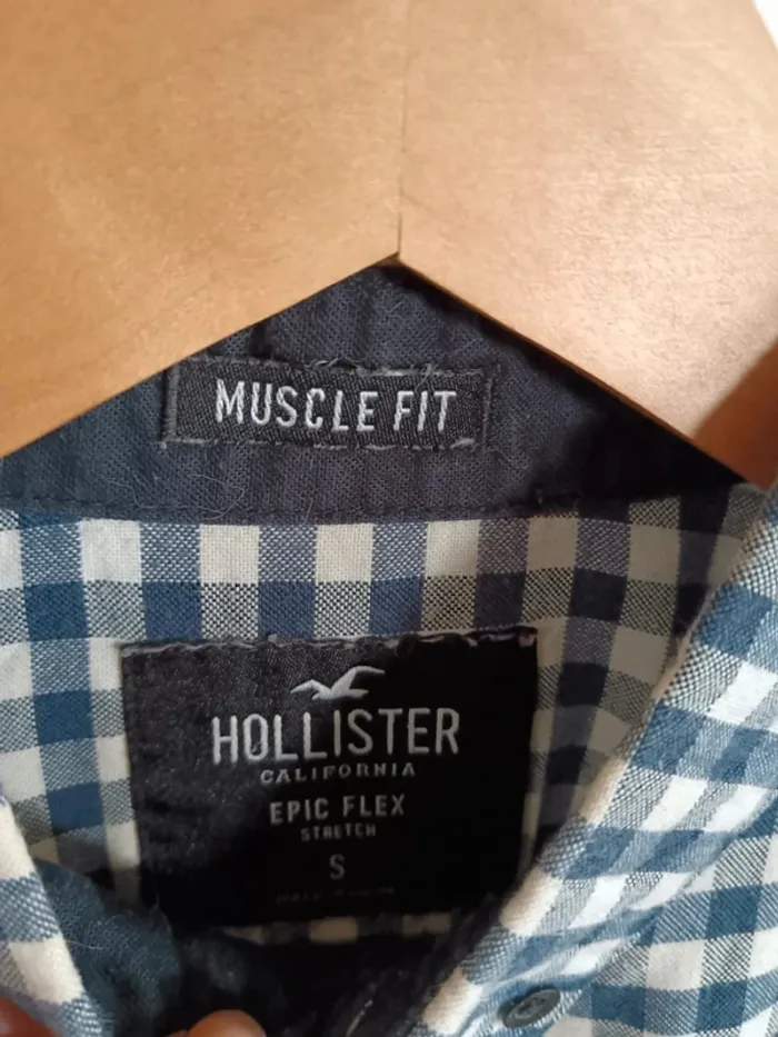 C16 chemise carreaux Hollister S - photo numéro 3
