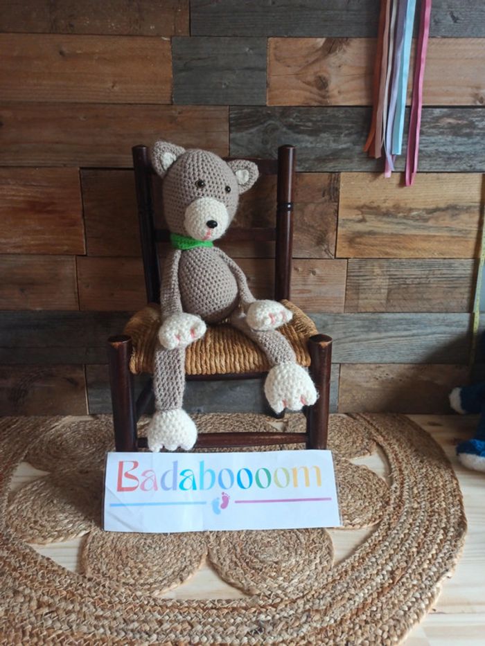 peluche chat crochet fait main tbe