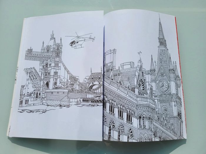 Grand cahier de coloriage Colorier Londres, éditions Marabout (47) - photo numéro 6