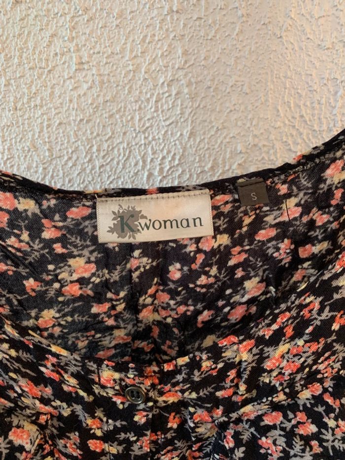 Combi short à fleurs taille S - photo numéro 3