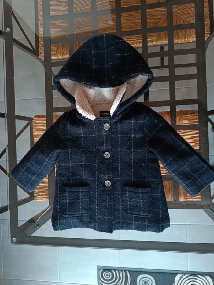 Manteau à carreaux