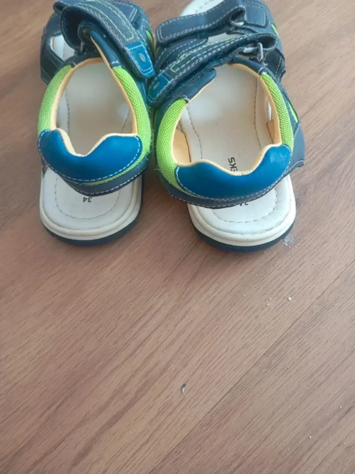 Sandale à scratch garçon t 34 - photo numéro 7