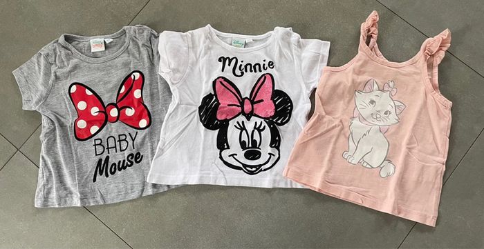 Lot 3 tee-shirts Disney baby BBF - 9mois