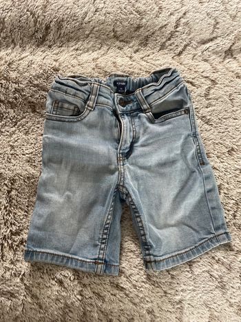 Short jeans kiabi garçon été réglable à la taille