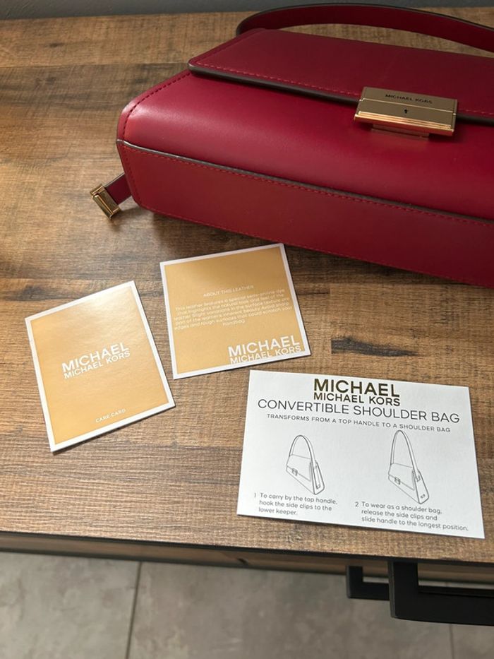 Sac à main / épaule Michael Kors Bordeaux neuf - photo numéro 6