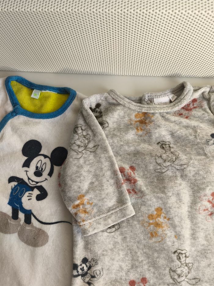 Lot de 2 pyjamas Mickey 3 mois - photo numéro 2