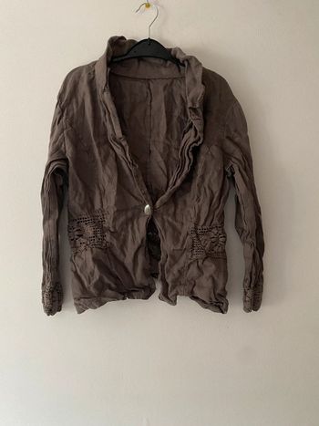 Veste marron femme