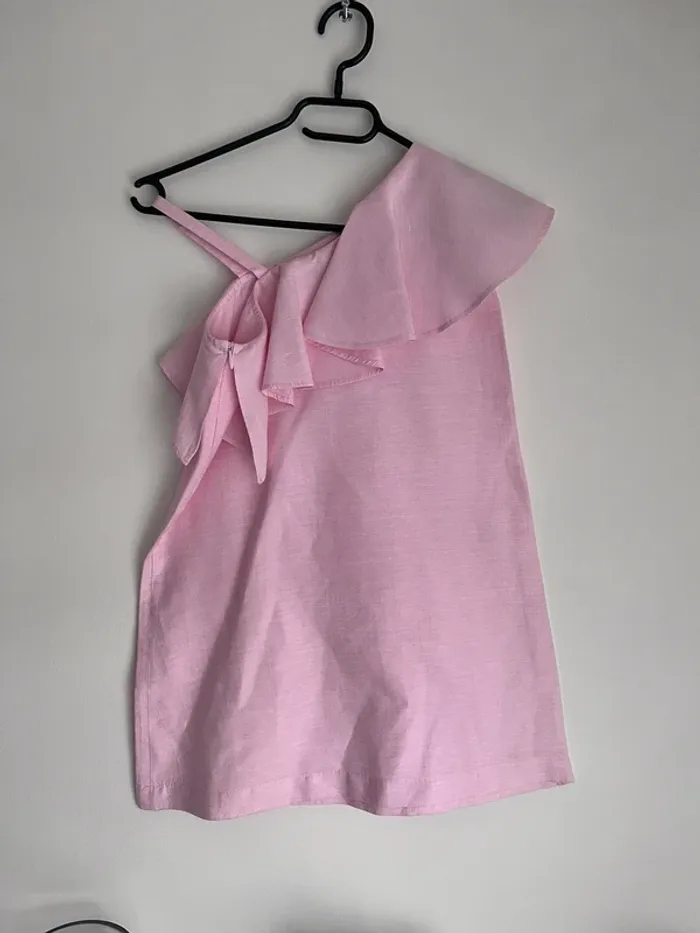 Robe asymétrique rose