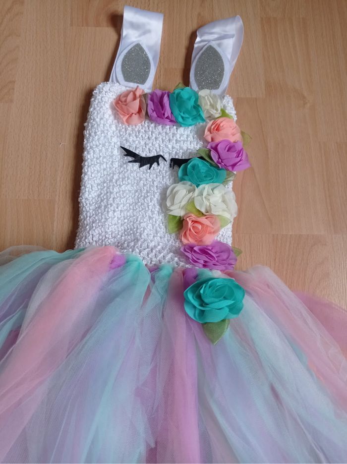 Déguisement licorne bustier blanc 4-5ans - photo numéro 5
