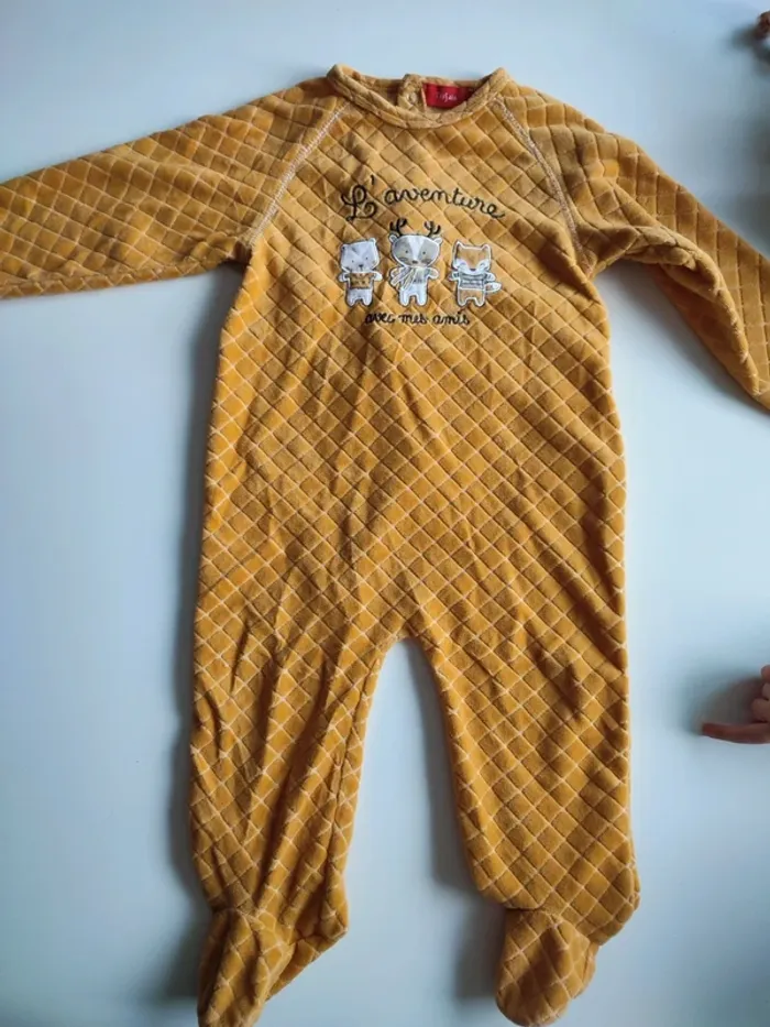 Pyjama velours 18 mois