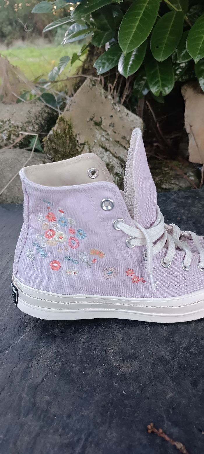 Converse fleuries - photo numéro 7
