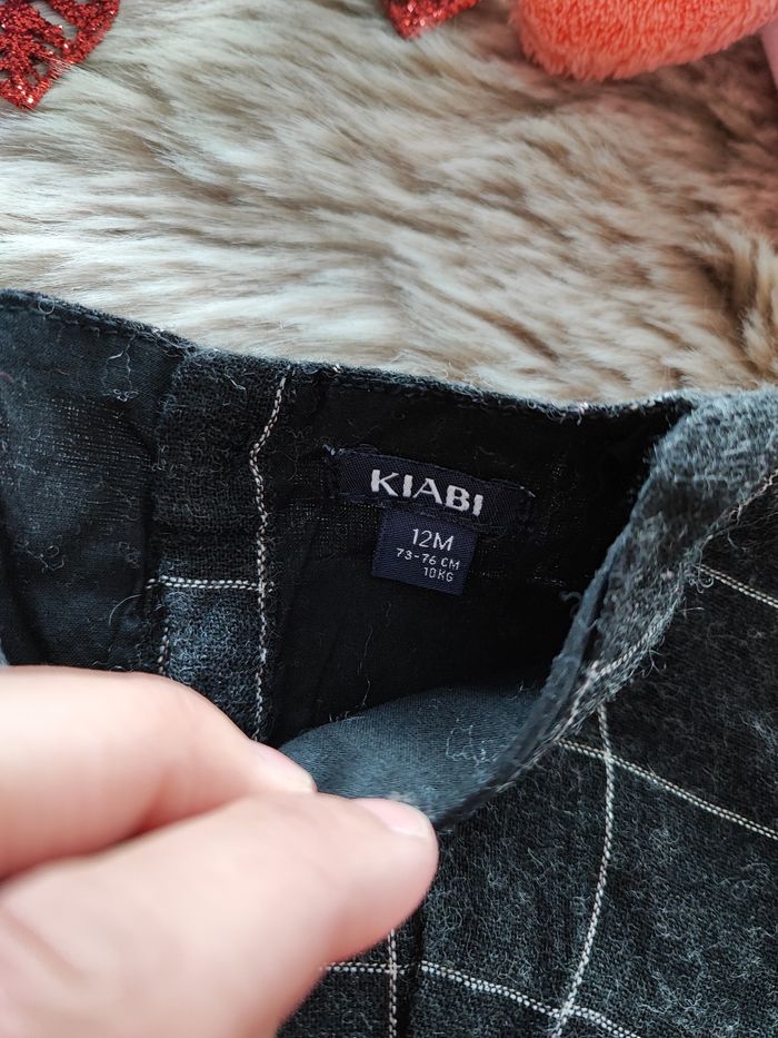 Robe hiver noir Kiabi 12 mois - photo numéro 2