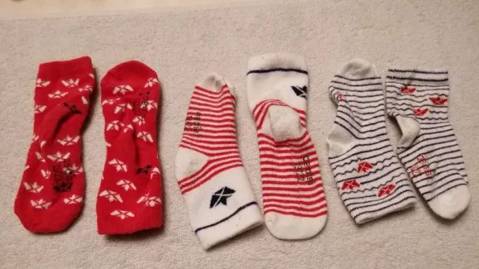 Lot de 3 paires de chaussettes Obaïbi 19-22 (réf perso I20)(familleac72)