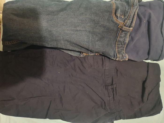 2 pantalons de grossesse taille 42 44