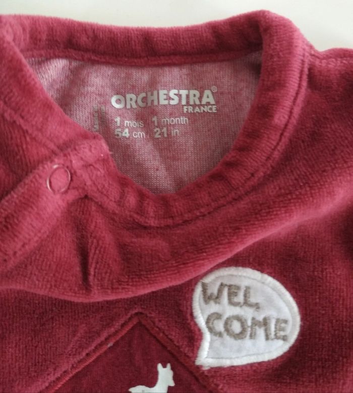 Lot pyjamas orchestra 1mois - photo numéro 6