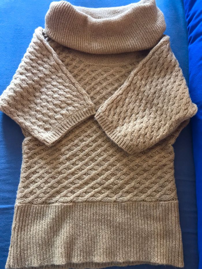 Pull col roulé et manches courtes - photo numéro 4