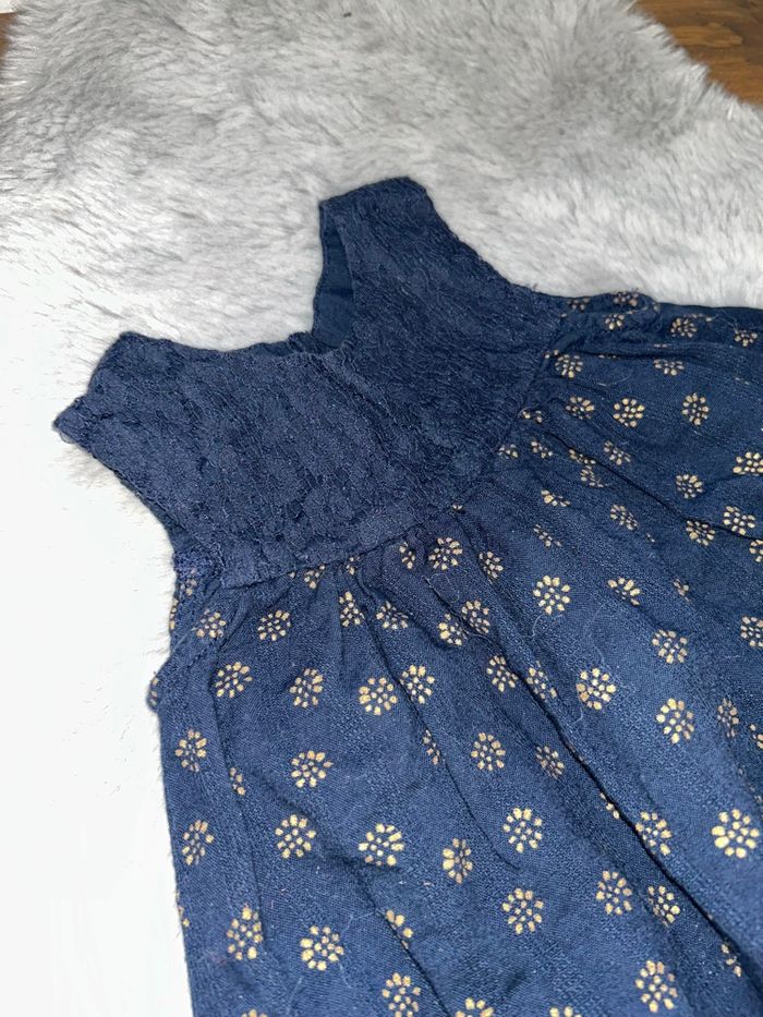 Jolie robe bleu foncé - 3 mois - Kiabi - photo numéro 5