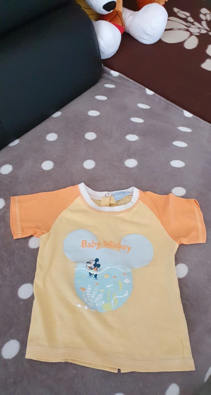T shirt mickey 18 mois - photo numéro 2