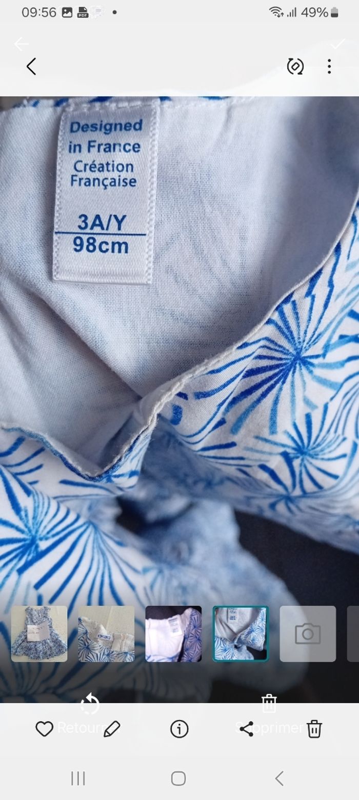 Robe #okaidi 3ans - photo numéro 3