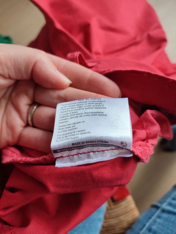Bermuda rouge vif taille L - photo numéro 6
