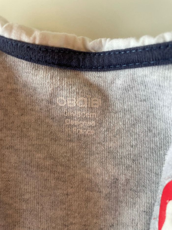 2 pyjamas velours Obaibi naissance - photo numéro 3