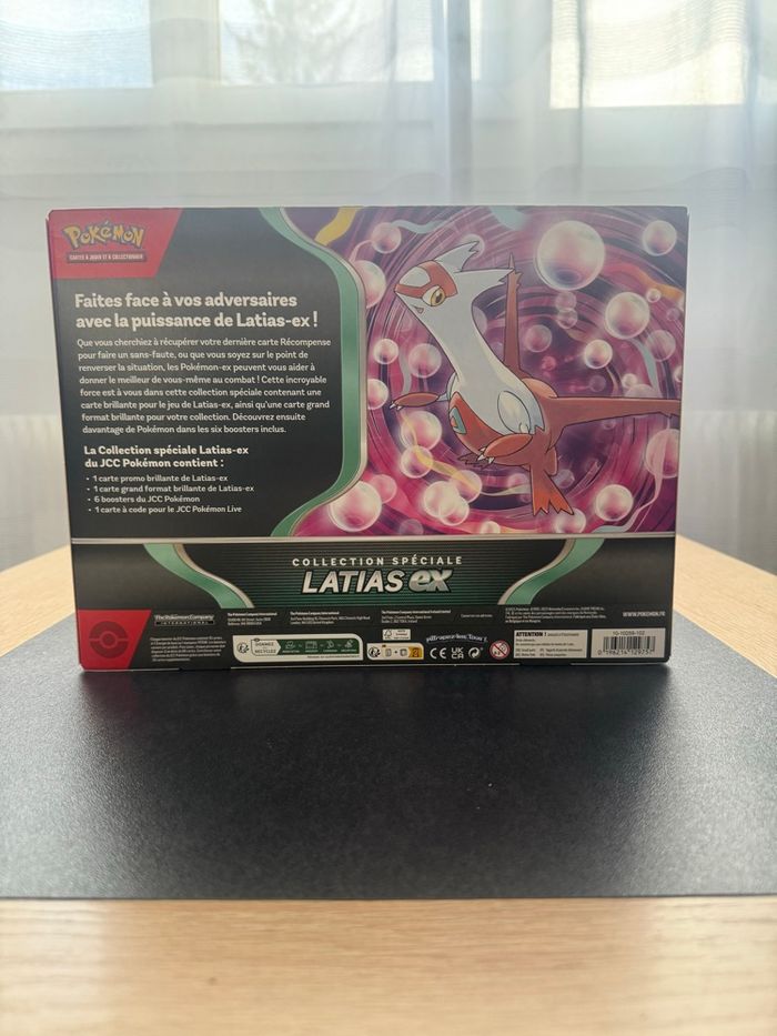 Pokémon Coffret Latias ex Stamp exclusif Neuf Français - photo numéro 2
