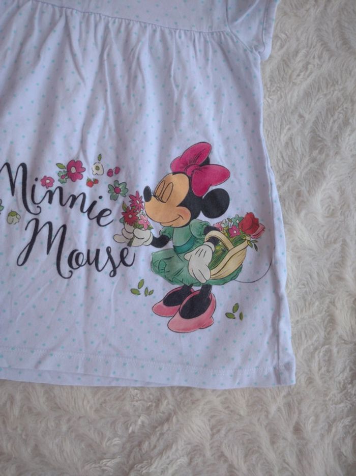 Robe courte ou tunique longue Fille 18/24 mois Minnie Mouse Disney Baby 100% coton - photo numéro 4