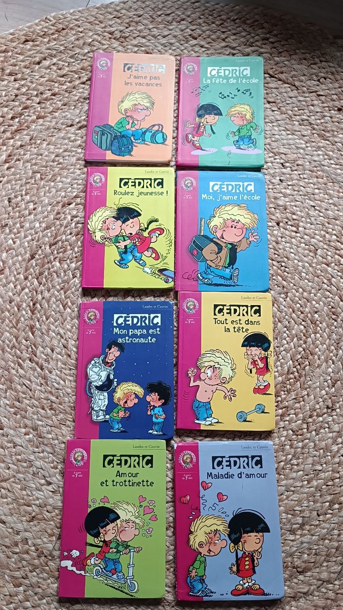 Lot de livres Cédric